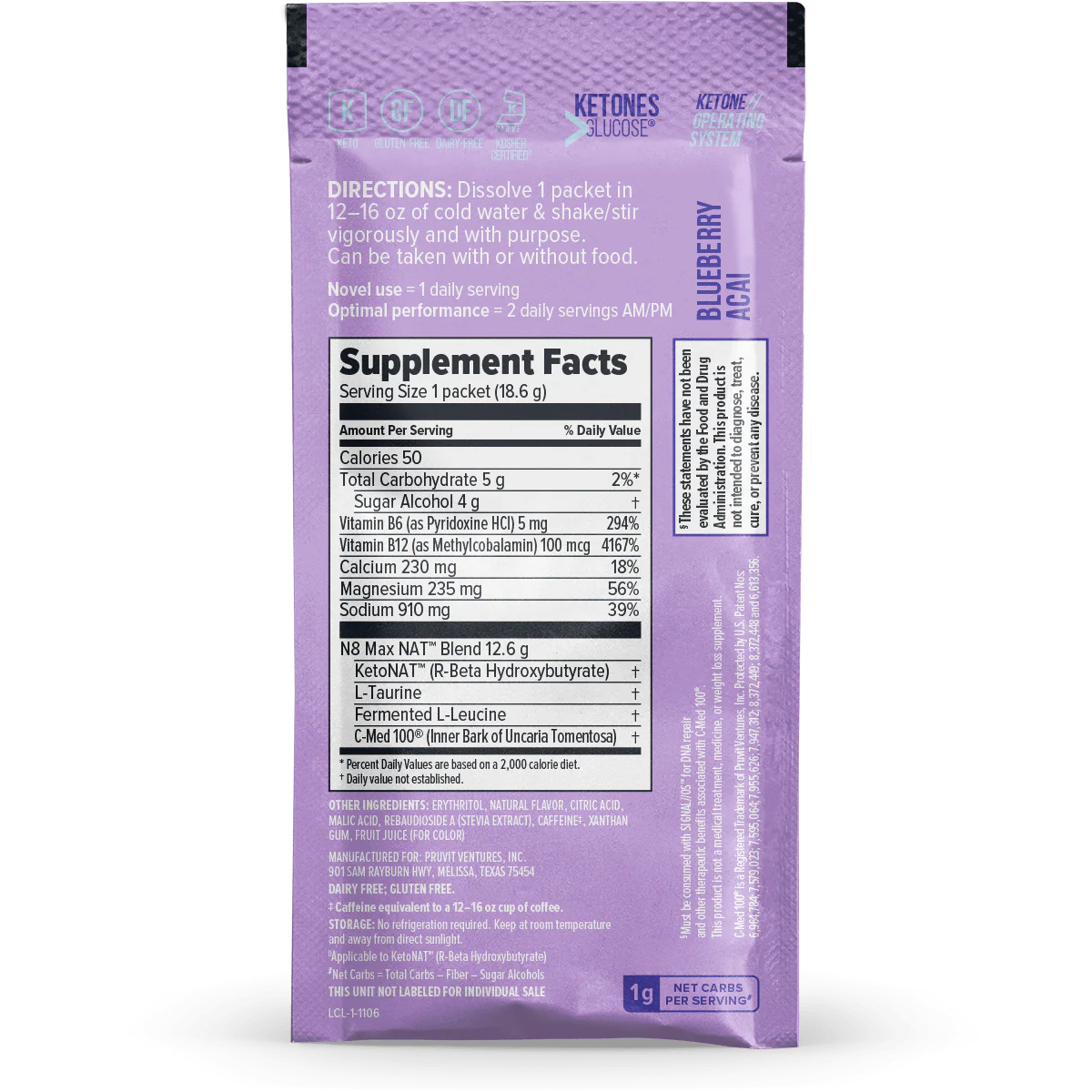 KETO//OS NAT® Blueberry Acai - Image 3